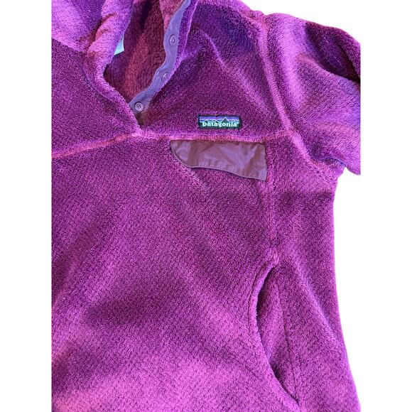 PATAGONIA Rebullite Pink Re-Tool Snap T Pullover Fleece Women's Size SMALL - Picture 7 of 9